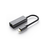 Câble adaptateur USB-C vers carte réseau 1000M RJ45 Gigabit sans disque dur – Gris