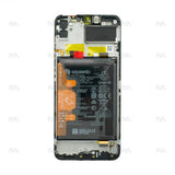 Ecran Original OEM + Batterie pour Huawei Y6P / Honor 9A 02353LKV Service Part Incl. (MED-LX9) (MOA-LX9N) - Noir
