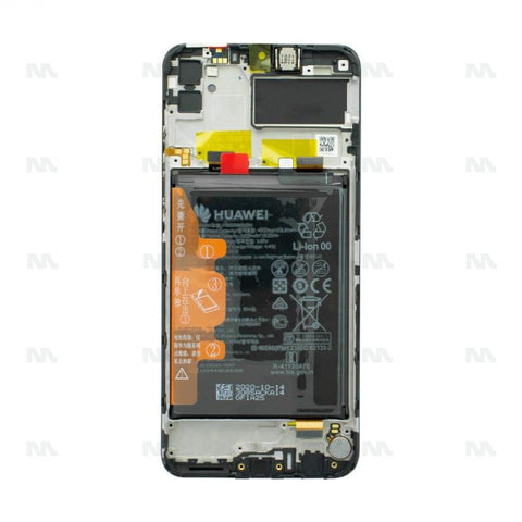 Ecran Original OEM + Batterie pour Huawei Y6P / Honor 9A 02353LKV Service Part Incl. (MED-LX9) (MOA-LX9N) - Noir