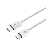 Câble USB-C vers Lightning 27W Rixus RXUC15LD (Présentoir Comptoir 02)