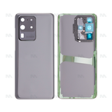 Vitre arrière pour Samsung Galaxy S20 Ultra G988B avec objectif Cosmic Grey OEM