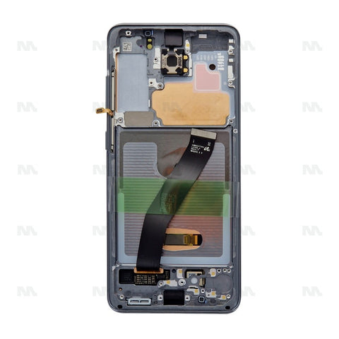 Chassis + Ecran LCD + Vitre pour Samsung Galaxy S20 G980F / S20 5G G981F Cosmic Grey Pre - Assembled
