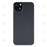 Vitre Arrière avec NFC Grand Trou Compatible pour Apple iPhone 15 Plus - Noir