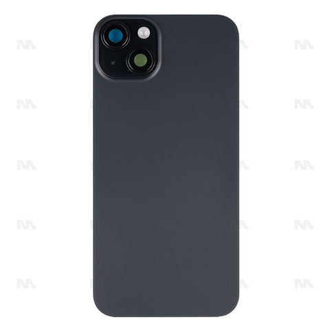 Vitre Arrière avec NFC Grand Trou Compatible pour Apple iPhone 15 Plus - Noir