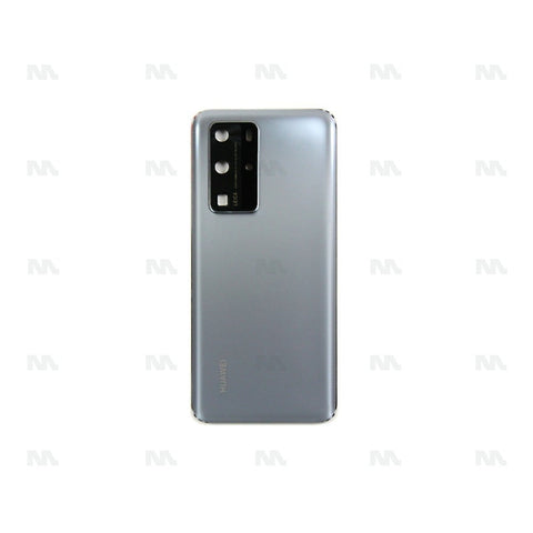 Vitre arrière pour Huawei P40 Pro avec objectif argent givré OEM