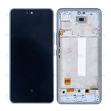 Chassis + Ecran Soft-OLED pour Samsung Galaxy A53 5G A536B - Bleu