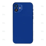 Boîtier pour Apple iPhone 12 avec petites pièces, compatible, bleu