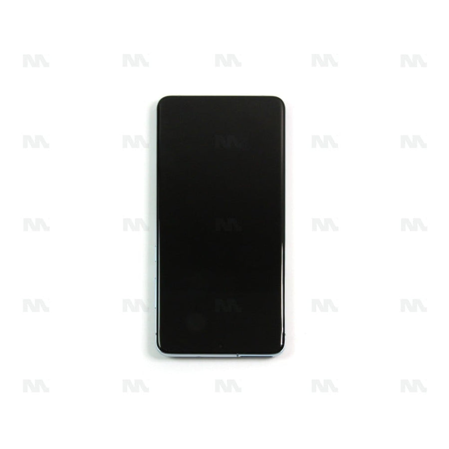 Chassis + Ecran Officiel Service Pack + Vitre pour Samsung Galaxy S20 Plus G985F / 5G G986F - Cloud Blue