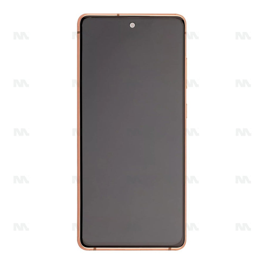 Chassis + Ecran Officiel Service Pack + Vitre pour Samsung Galaxy S20 FE G780F / 5G G781B Cloud Orange