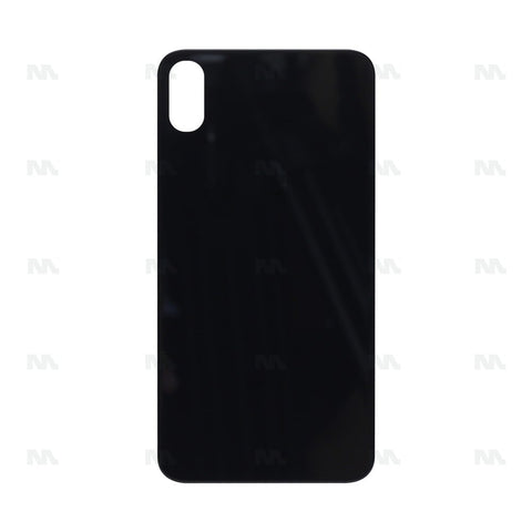 Vitre Arrière avec bloc complet pour Apple iPhone X - Noir - Compatible