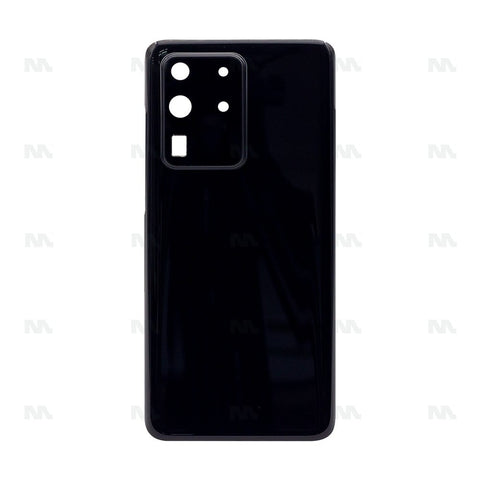 Vitre arrière pour Samsung Galaxy S20 Ultra G988B avec objectif Cosmic Black OEM