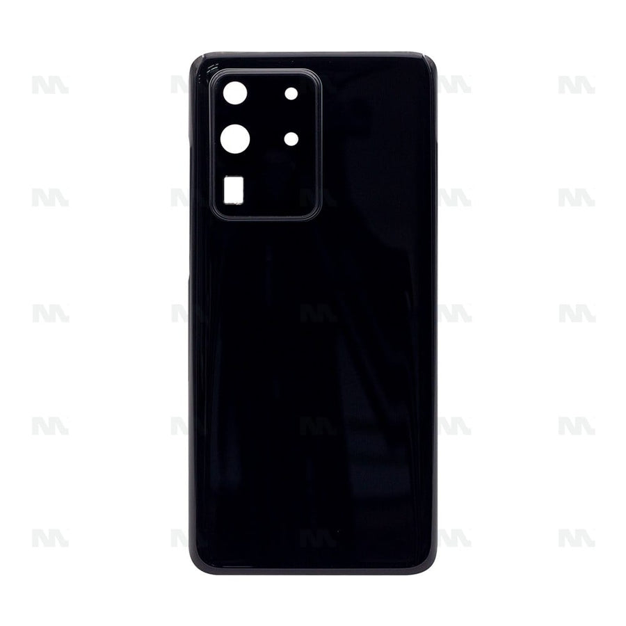 Vitre arrière pour Samsung Galaxy S20 Ultra G988B avec objectif Cosmic Black OEM
