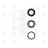 Ensemble de caches pour objectif d'appareil photo pour iPhone 16 Pro, 16 Pro Max