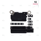 Haut-parleur et microphone Mesh Noir Titane Compatible pour Apple iPhone 15 Pro Max (10 pièces)