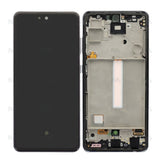 Chassis + Ecran Officiel Service Pack + Vitre pour Samsung Galaxy A52 A525F / A52 5G A526B - Awesome Black