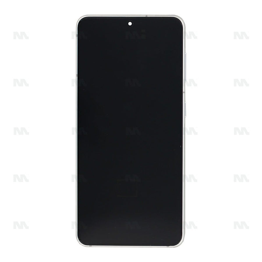 Écran complet sur châssis Service Pack pour Samsung Galaxy S21 5G G991B - Blanc Phantom