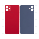 Vitre Arrière pour Apple iPhone 11, cadre d'appareil photo agrandi rouge Compatible