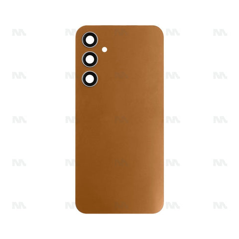 Vitre arrière pour Samsung Galaxy S23 FE S711B avec objectif – Tangerine – OEM