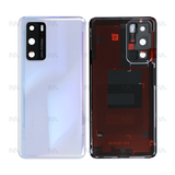 Vitre arrière Huawei P40 avec objectif blanc glacé OEM