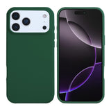 Coque souple en TPU Rixus pour Apple iPhone 17 Pro vert foncé