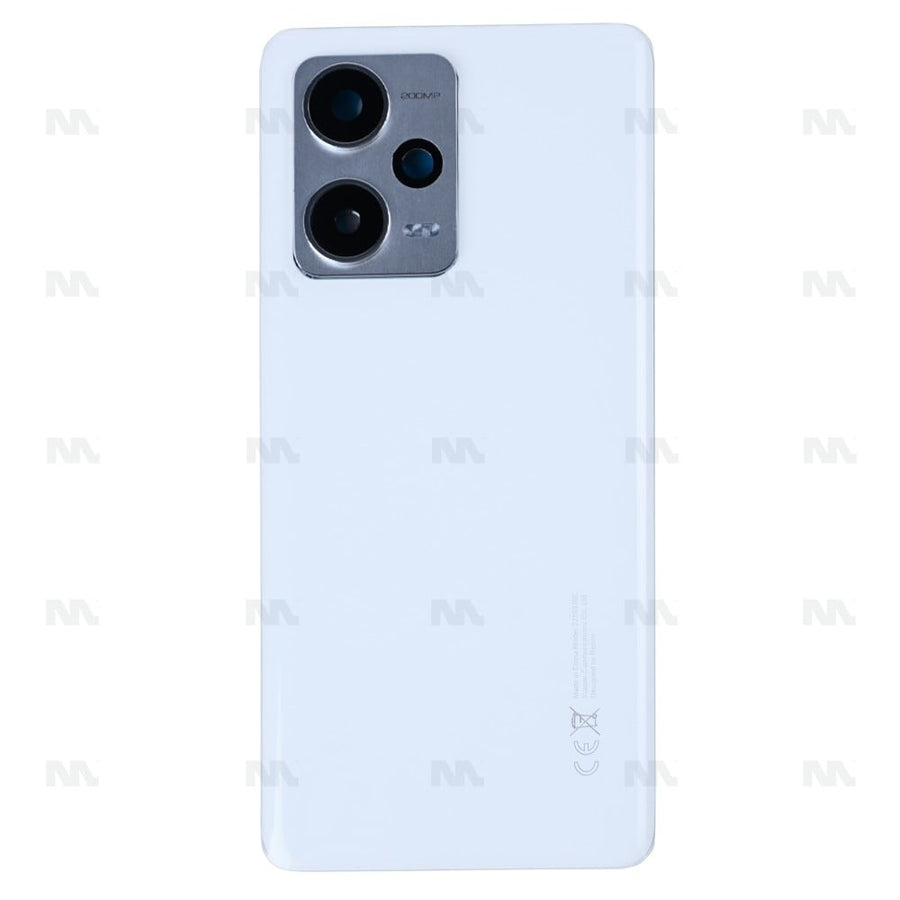 Vitre arrière pour Xiaomi Redmi Note 12 Pro Plus 5G avec objectif blanc OEM