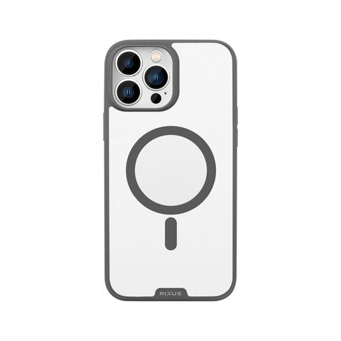 Coque Rixus Crystal Amber pour Apple iPhone 13 Pro - Gris