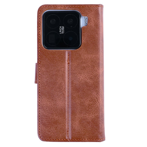 Bibliothèque Rixus pour Xiaomi 15 Pro marron