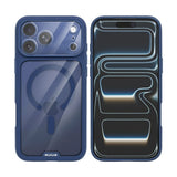 Coque Cristal Ambre Rixus Pour Apple iPhone 17 Pro, 18 Pro Bleu