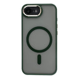 Étui Rixus Classic 04 avec MagSafe pour Apple iPhone 16e vert foncé