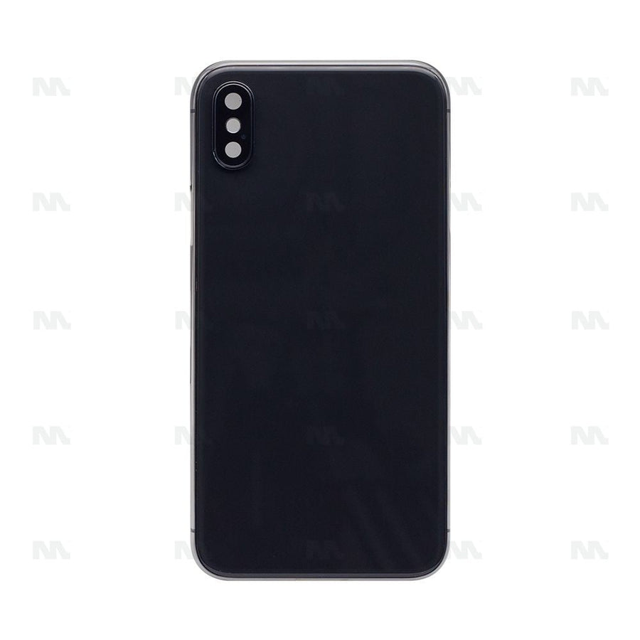Boîtier pour Apple iPhone X avec petites pièces, noir, OEM