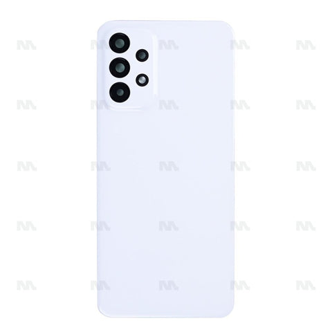 Vitre arrière pour Samsung Galaxy A23 4G A235F avec objectif blanc OEM