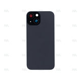 Vitre Arrière sans NFC, cadre de caméra agrandi Noir Compatible pour Apple iPhone 15 Plus
