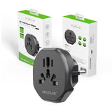 Adaptateur secteur de voyage Rixus RXHC27B UE noir