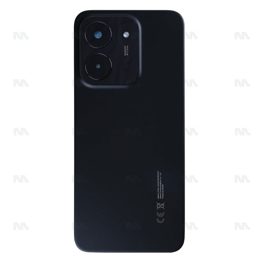 Vitre arrière Xiaomi Redmi 15C 4G avec objectif, gris nuit, OEM