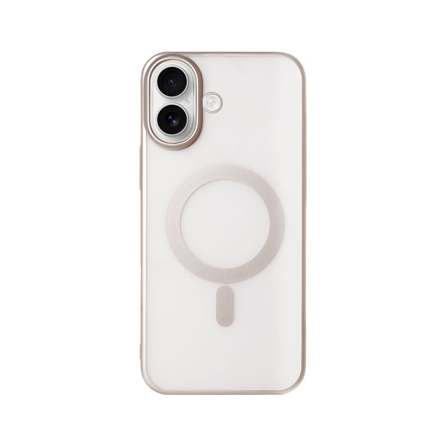 Étui Rixus Instinct Mag pour Apple iPhone 16 gris titane