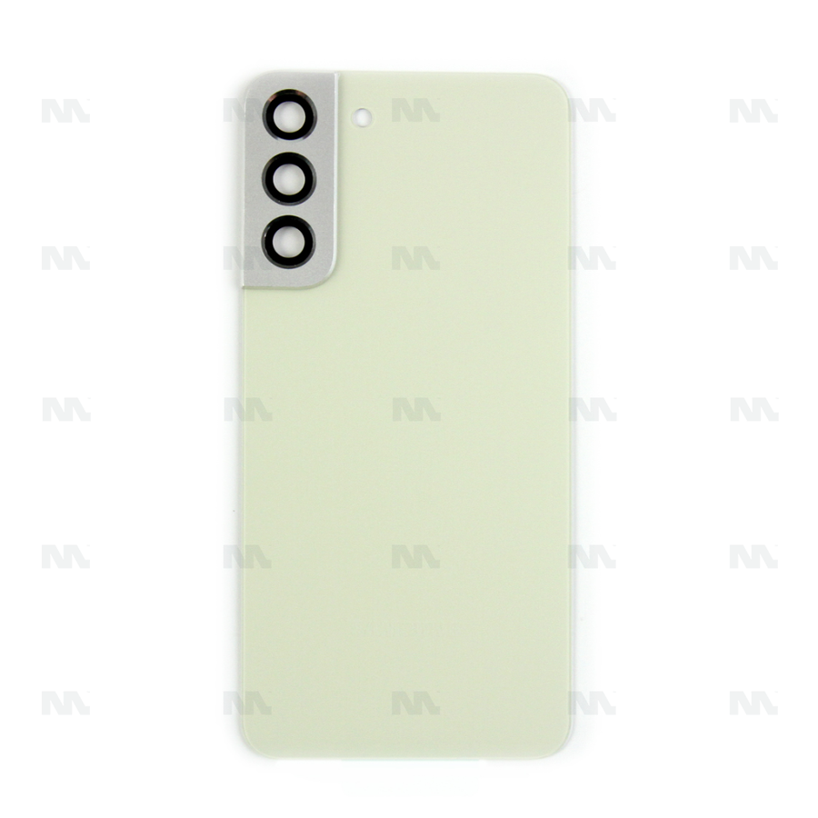 Vitre arrière pour Samsung Galaxy S22 Plus S906B avec lentille crème Original