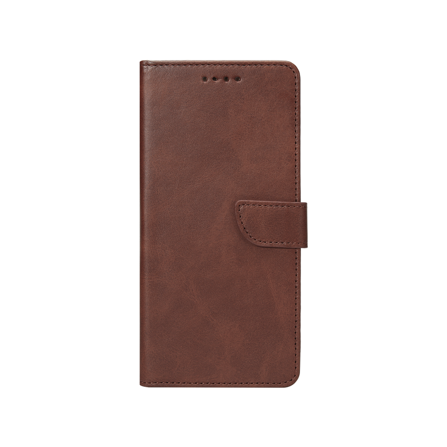 Rixus Bookcase pour Samsung Galaxy A14 5G Marron