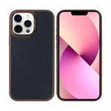 Coque Mag Carbon avec MagSafe pour Apple iPhone 13 Pro Max - Marron