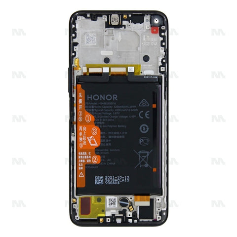 Chassis + Ecran LCD complet + Batterie pour Huawei Honor 50 Lite (02354FMV) (NTN-L22) - Midnight Black