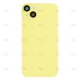 Vitre Arrière avec NFC pour Apple iPhone 14 Plus, agrandir le cadre de l'appareil photo Jaune Compatible