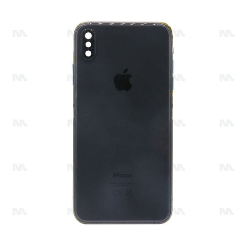 Boîtier pour Apple iPhone XS Max avec petites pièces, noir, OEM