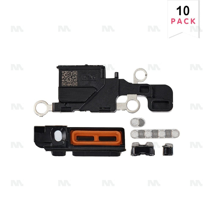 Ensemble de haut-parleurs et microphones compatibles pour Apple iPhone 16 (10 pièces)