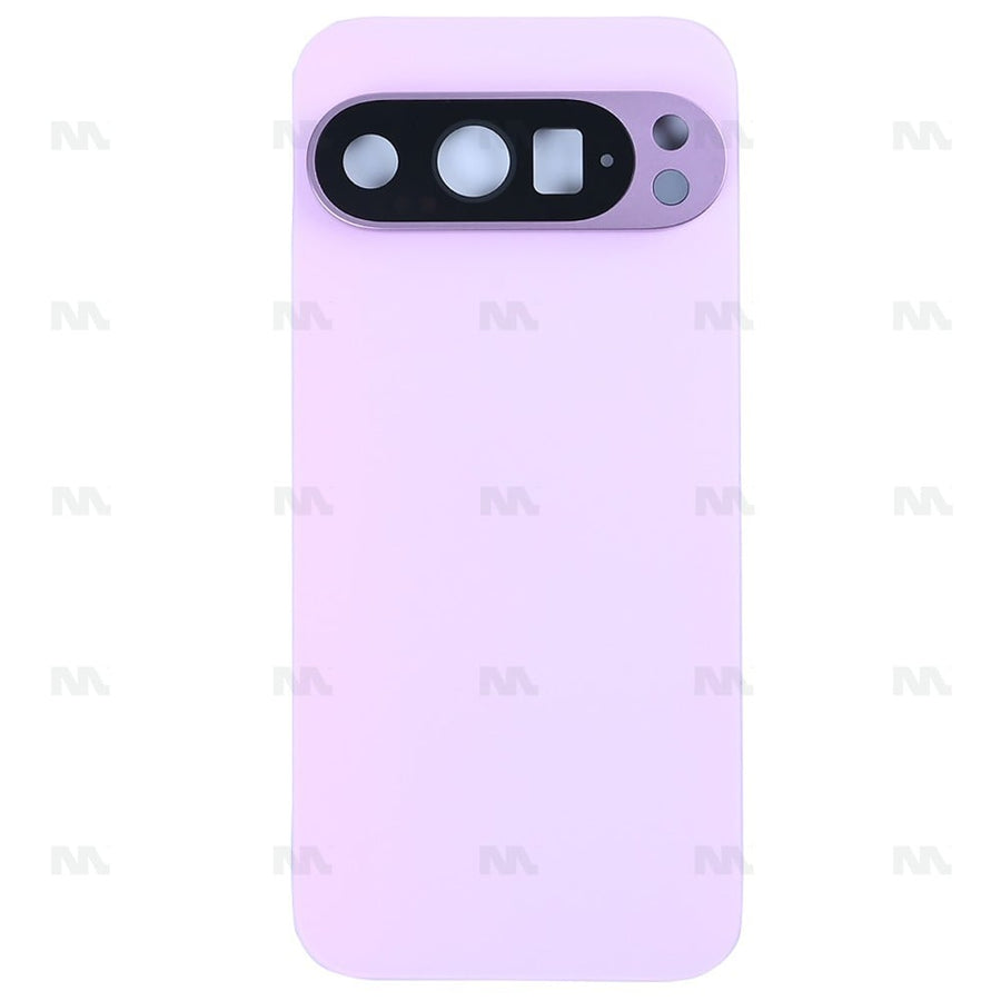 Vitre arrière pour Google Pixel 9 Pro avec objectif Rose Quartz OEM