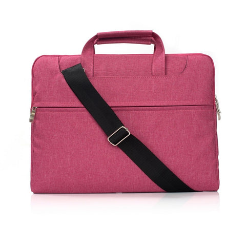 Housse pour ordinateur portable avec bandoulière 13, 14,2 pouces Rose