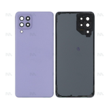 Vitre arrière pour Samsung Galaxy A22 5G A226B avec objectif violet OEM