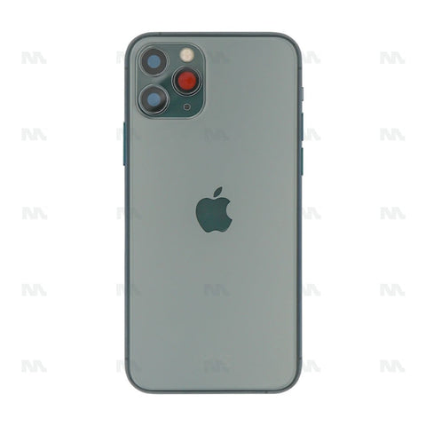 Boîtier pour Apple iPhone 11 Pro avec petites pièces, vert OEM