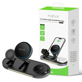 Support Chargeur Sans Fil 3-en-1 25W avec Refroidissement Glacé Rixus RXWC16 - Noir