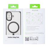 Étui Rixus Instinct Mag pour Apple iPhone 16 noir