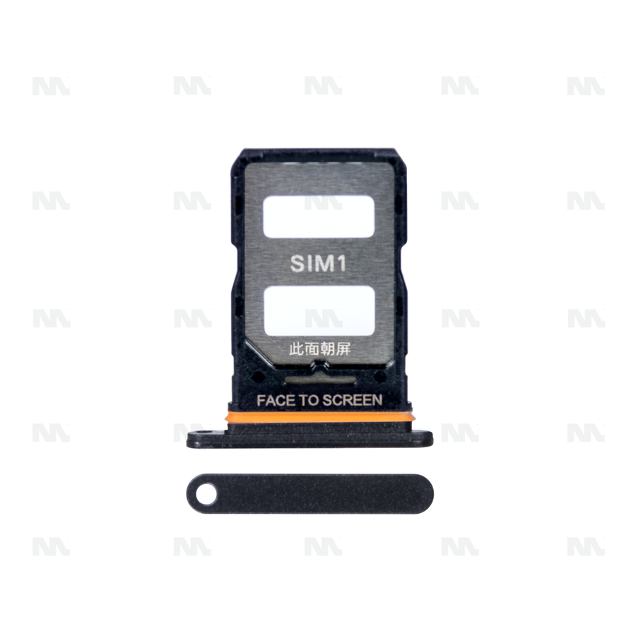 Support de carte SIM pour Xiaomi Redmi Note 12 Pro Plus - Noir - OEM