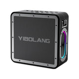 Enceinte Bluetooth Yibolang X47Pro avec deux microphones, couleur noire